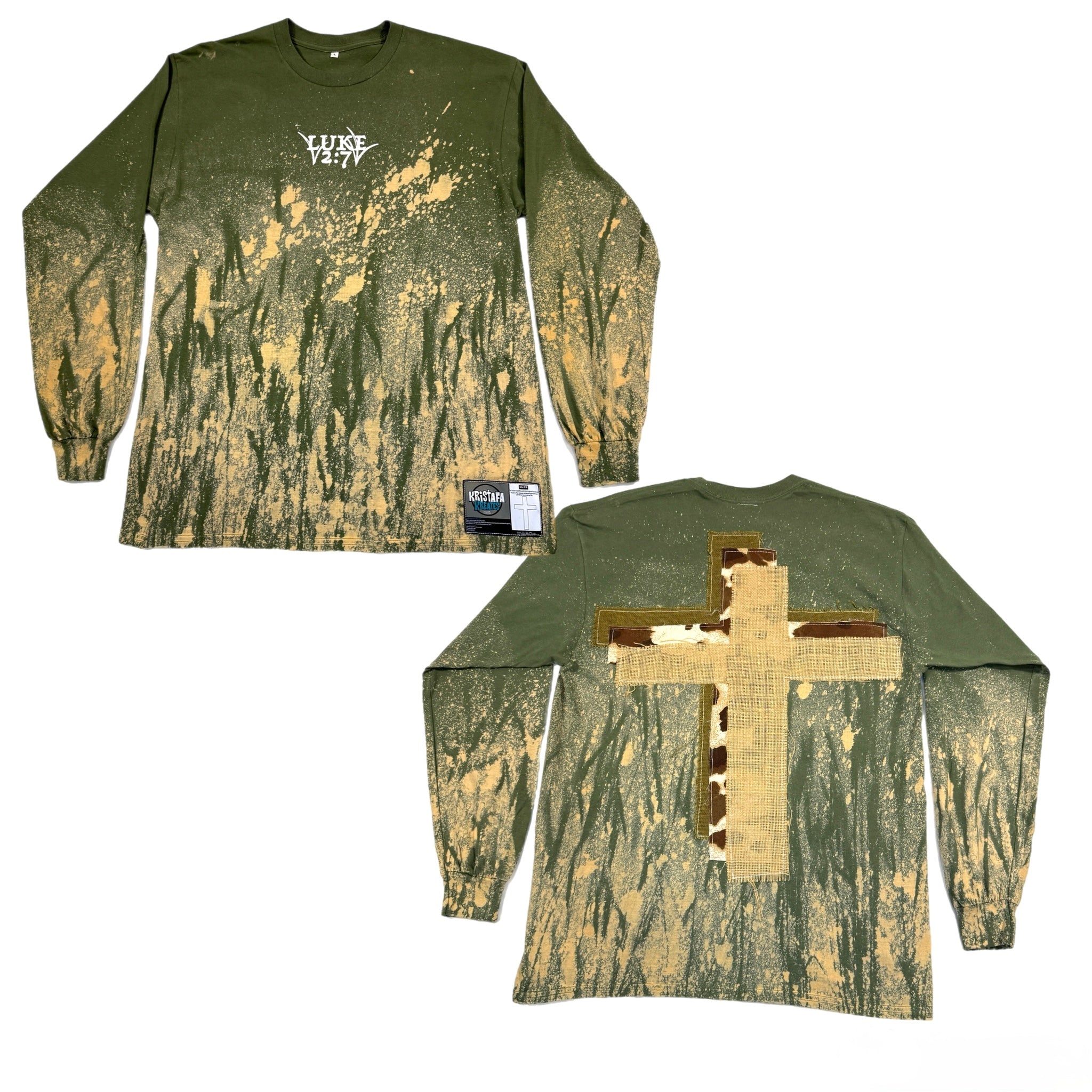 Jesus in a Manger (Long sleeve Tee)