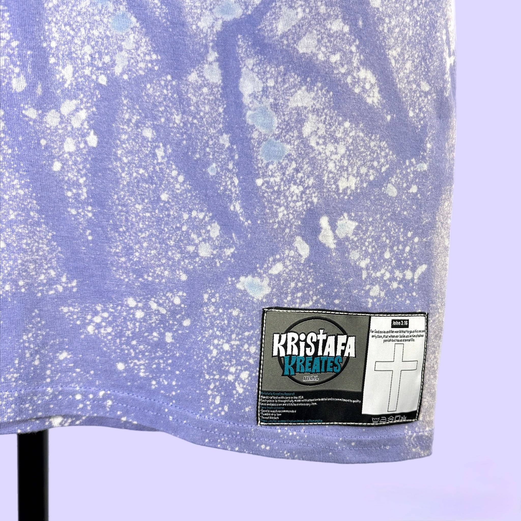 Kreated By The Creator Tee (purple short sleeve)