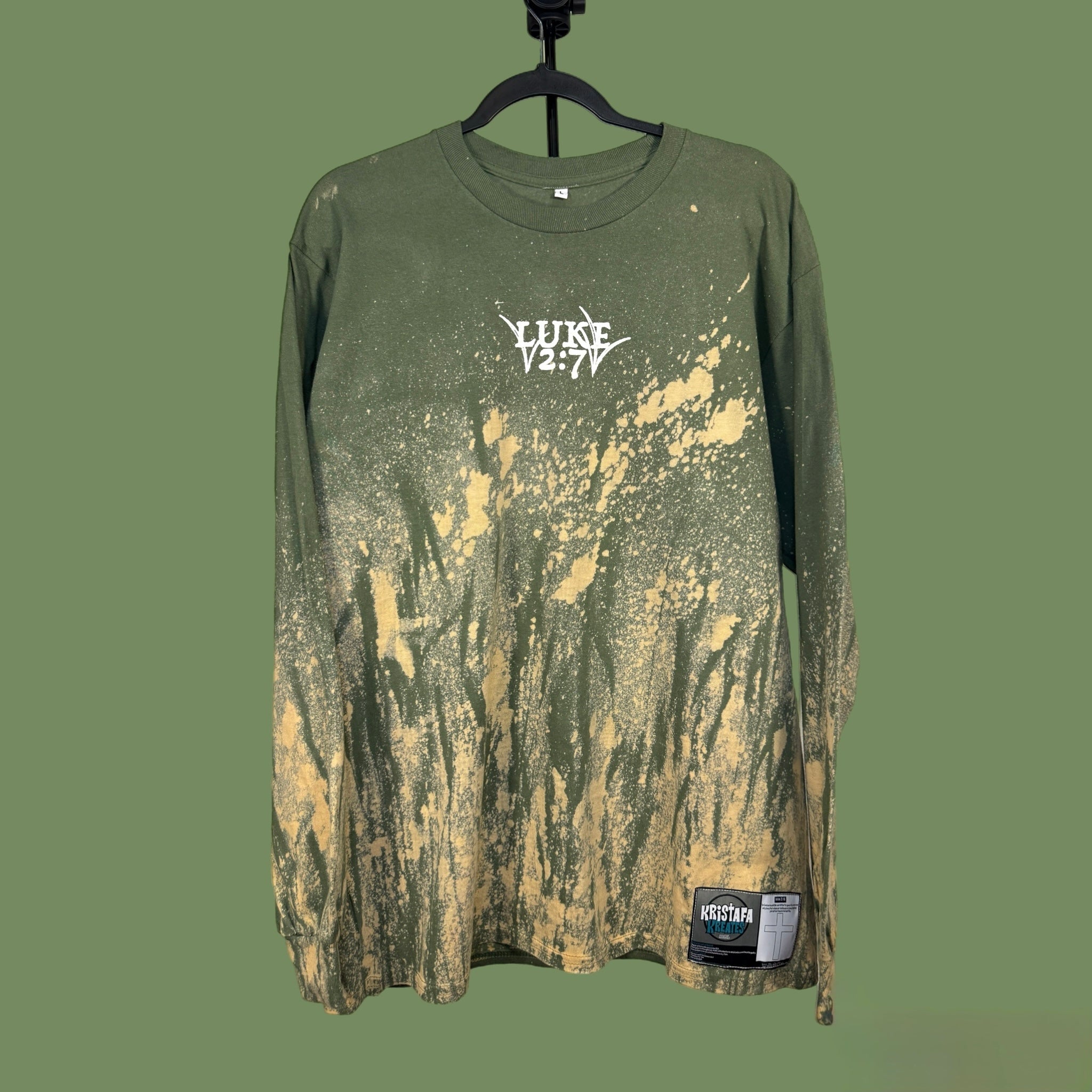 Jesus in a Manger (Long sleeve Tee)