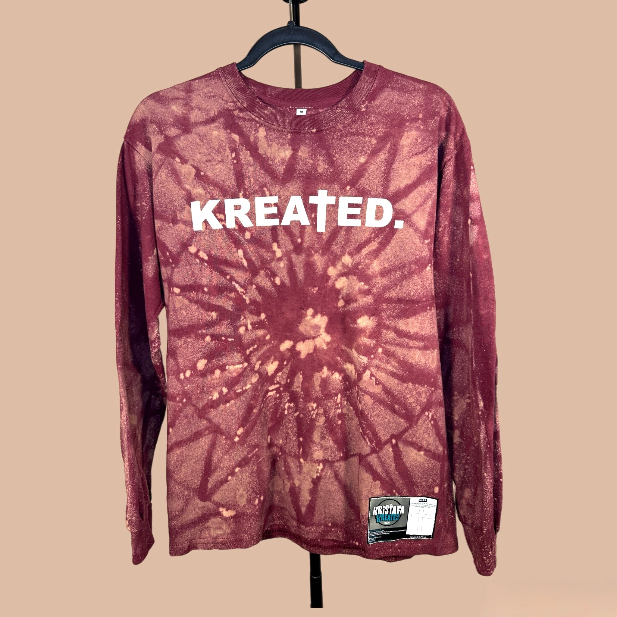 Kreated By The Creator Tee (Burgundy Long Sleeve)