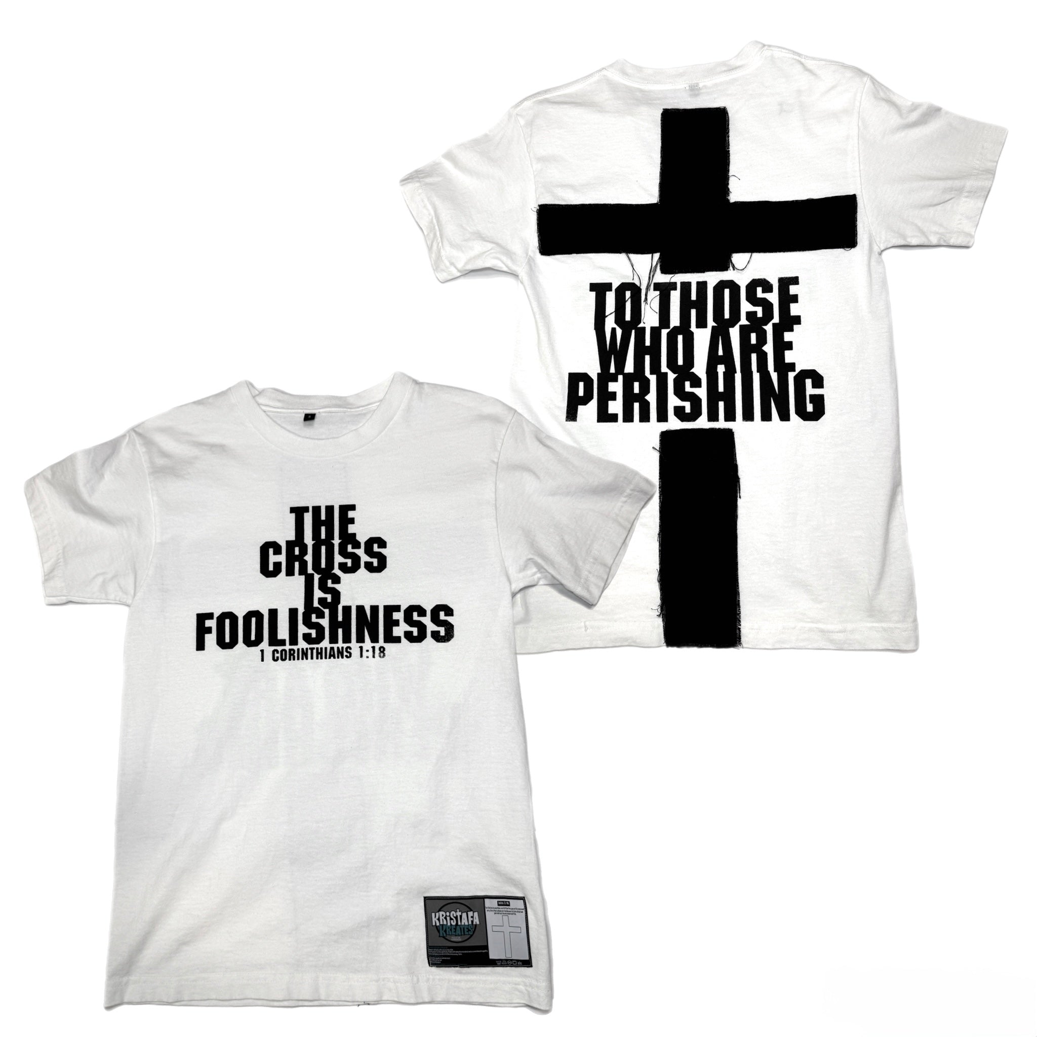White Perishing Tee