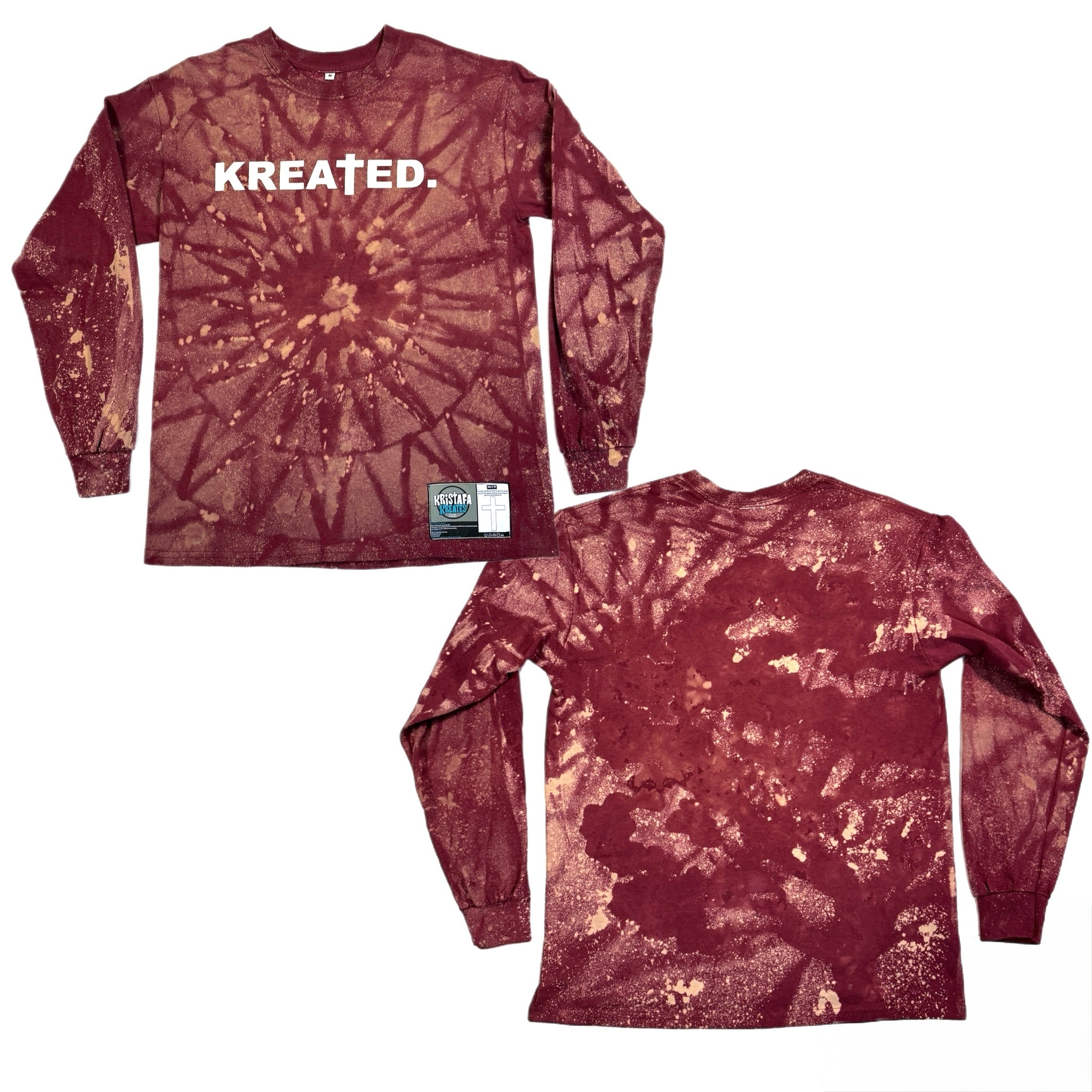 Kreated By The Creator Tee (Burgundy Long Sleeve)