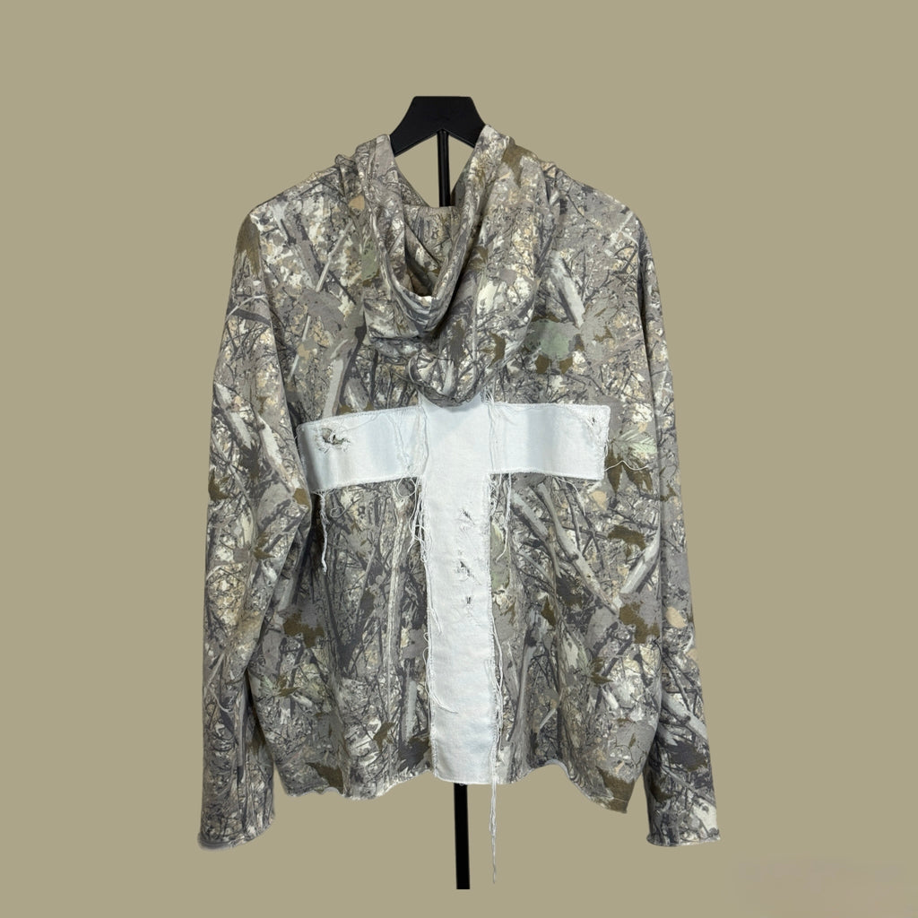 YHWH Cropped Hoodie (1 of 1)