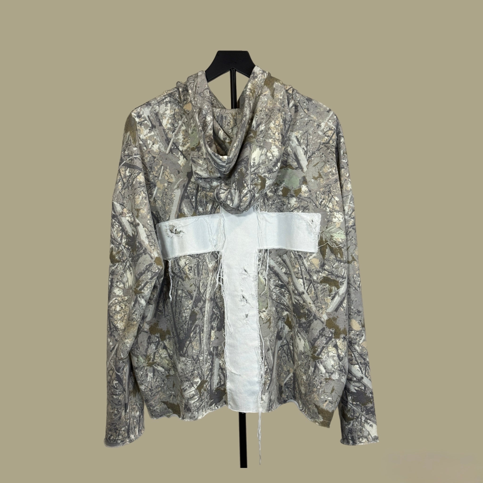 YHWH Cropped Hoodie (1 of 1)