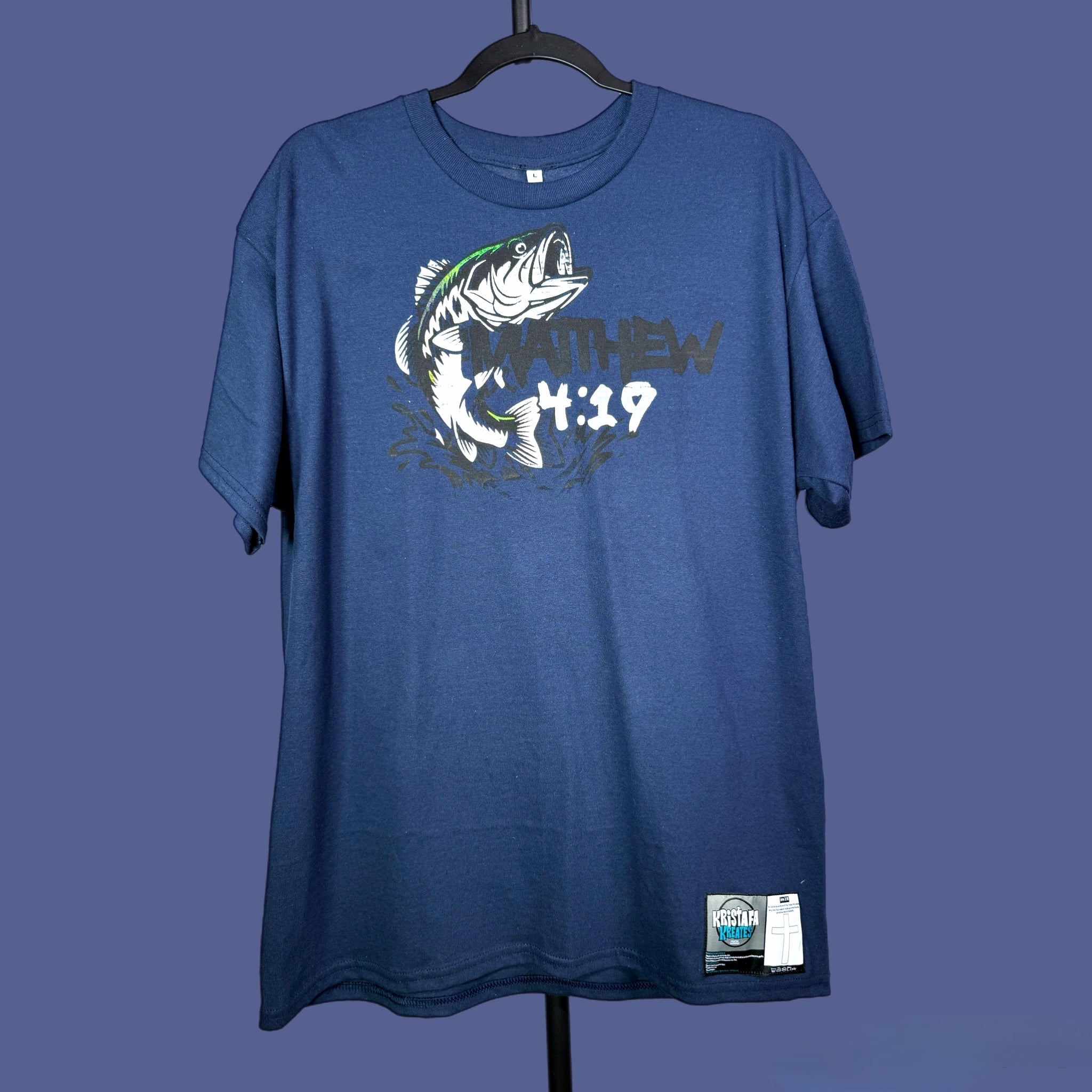 Gone Fishin’ Tee (Navy)